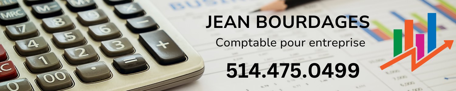 Jean Bourdages, Comptable pour entreprise et tenue de livres